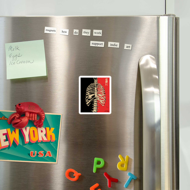 Yokai Spirits Skeleton | Chimimoryo Kanji Ribcage by TuncGK